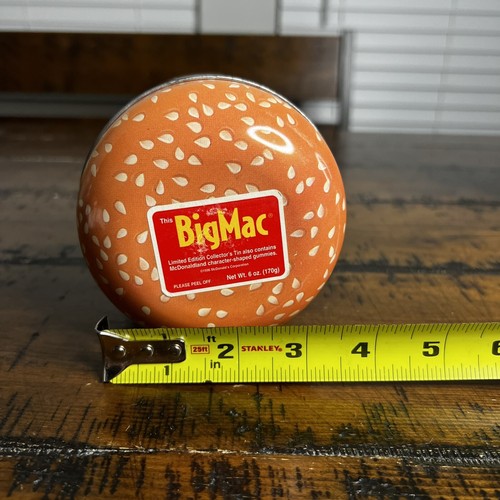 Lata coleccionable McDonald's Big Mac 1996 vintage (vacía) - Imagen 8 de 8