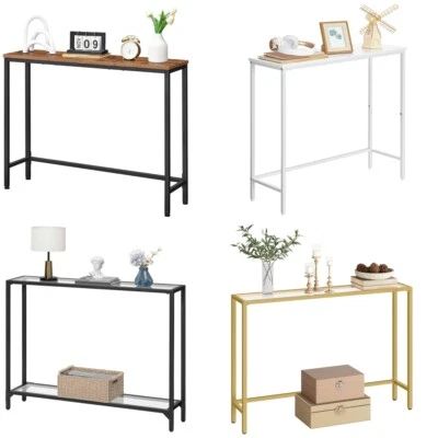 HOOBRO Console Table Sofa Table Hallway Table Entryway Display Shelf Entryway