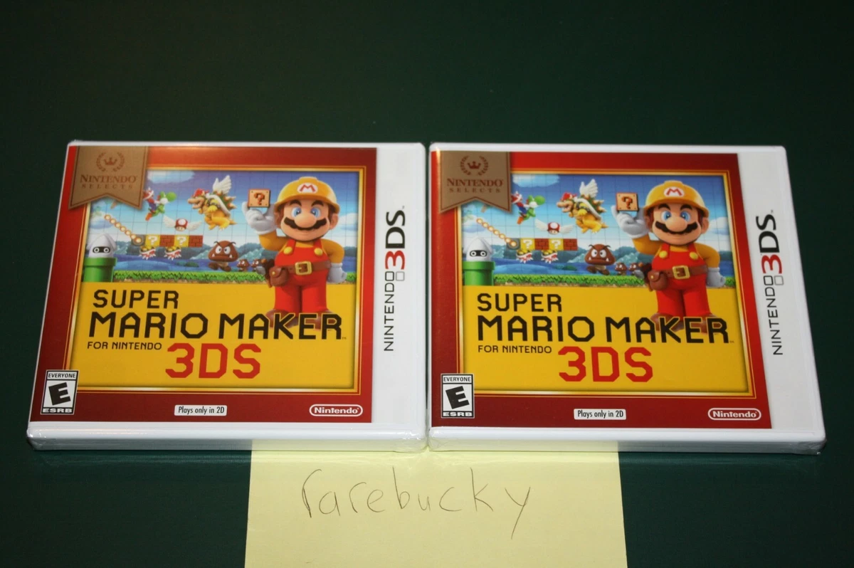Super mario maker 3ds ebay outlet