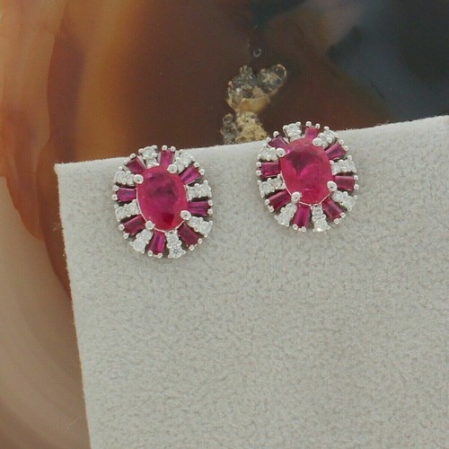 Perfect Art Deco Vintage Engagement Earrings 14K White Gold 2.4Ct ...