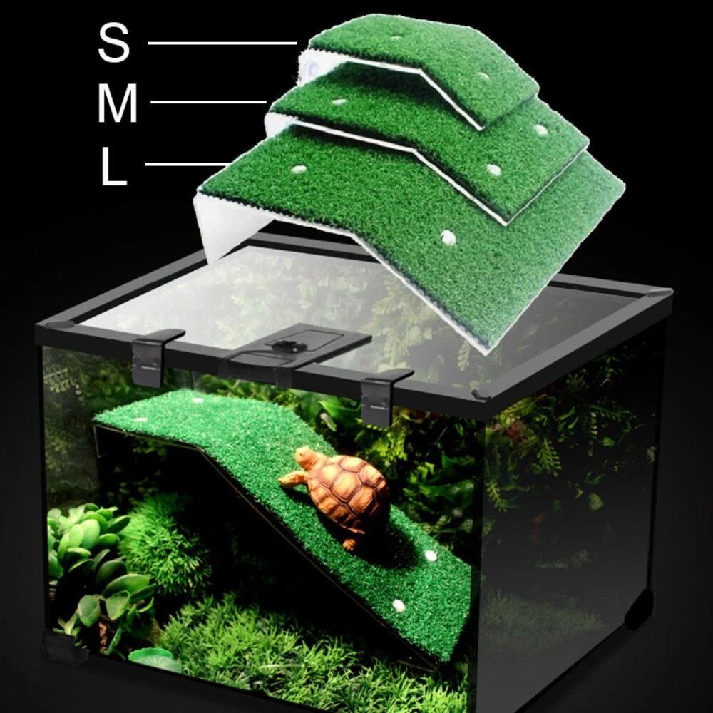 Aquarium Accessories Habitat Decor Turtle Basking Platform Floating Island  Moss