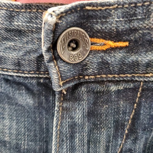 Levis Shorts Youth Size 16/28 Blue Medium Wash Regular Fit Carpenter Jean - Picture 2 of 9