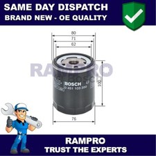 Filtro olio Rampro adatto a Thema Dedra Delta Prisma 33 Montreal Tipo Croma Coupè