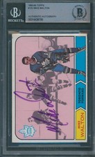 1968/69 Topps #132 Mike Walton Beckett Authentic Autograph Signed *8799