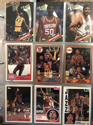 Huge Lot 600+ 90s NBA Basketball Card Collection, No