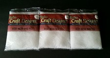 NIP Lot of 3 Darice Craft Bean Bag Fill Filler Plastic Beads 8 oz each Craft DIY