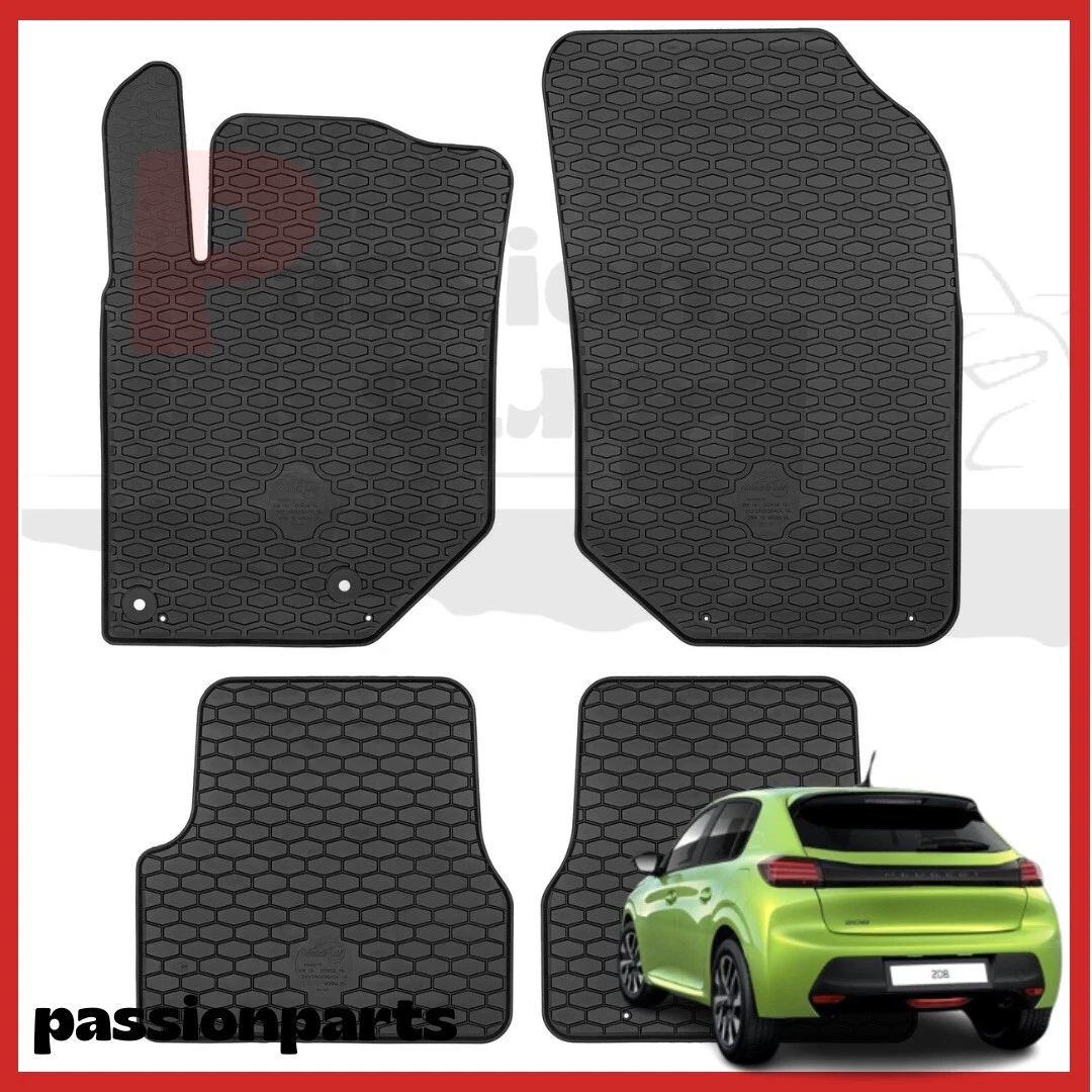 moto-MOLTICO tappetino conducente auto velours lato conducente tappetini auto nero tappetino conducente 1 pezzo adatto per Ford Kuga 2008-2011