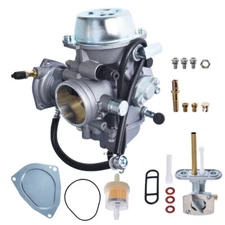 Carburetor For Yamaha Grizzly 660 YFM660 2002-2008 With Fuel Petcock