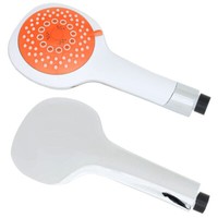 Handbrause Sanlingo 5Fach Verstellbar Mit 120 Mm Durchmesser Orange Weiss Chrome