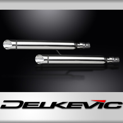 Honda VTX1300 C/T/R 2004-2009 21'' Stainless Slash Cut Cruiser Exhaust Mufflers