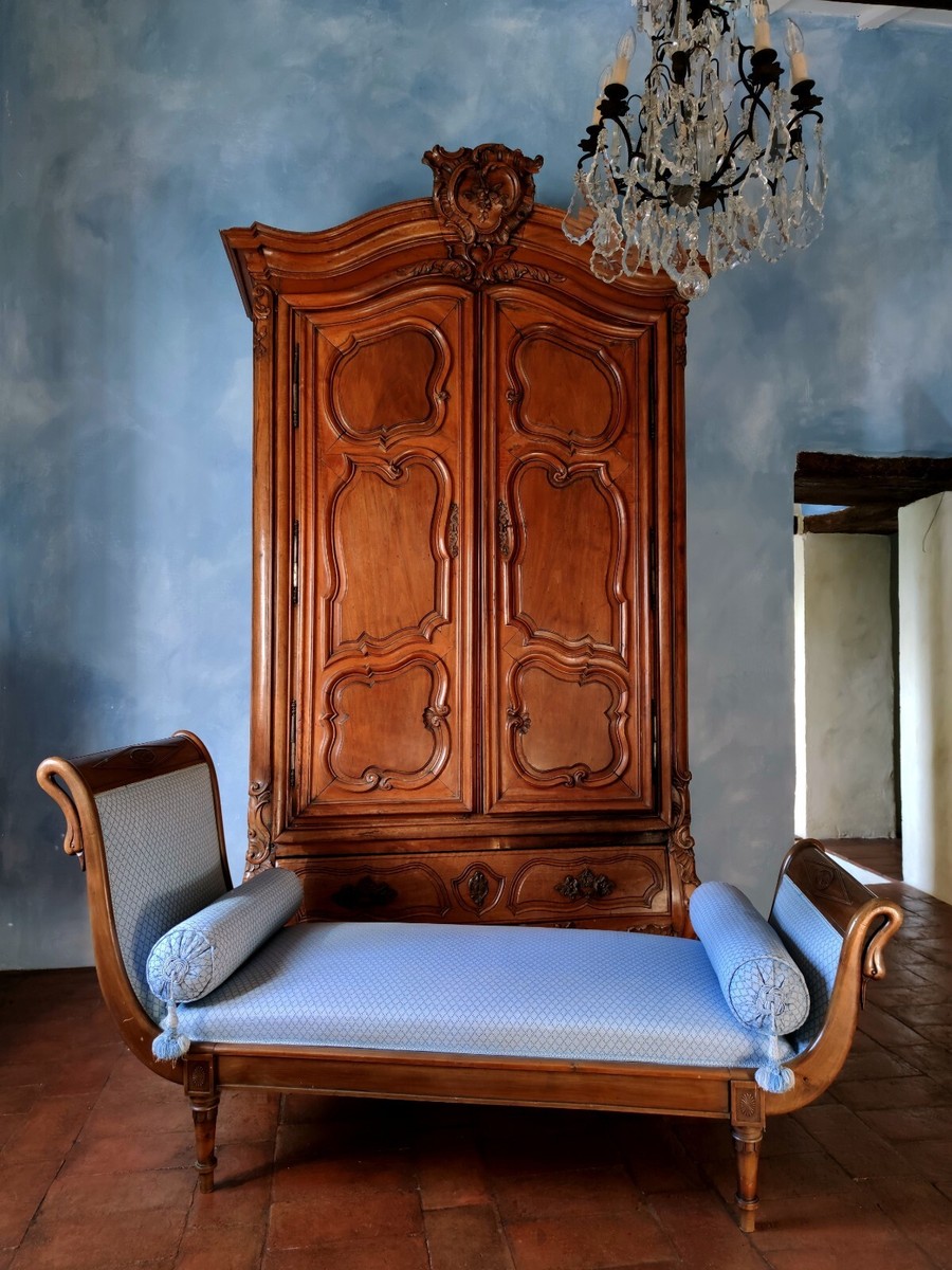 Sofa Bed Divanetto Dormeuse Paolina Leather Sofa/armchair Dormeuse