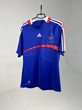 France National Team 2007 2008 Home Soccer Jersey Football Shirt Adidas size L