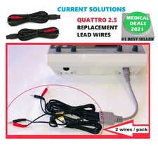 REPLACEMENT ELECTRODE LEAD WIRES for QUATTRO 2.5 EMS CURRENT SOLUTIONS (2/PACK)