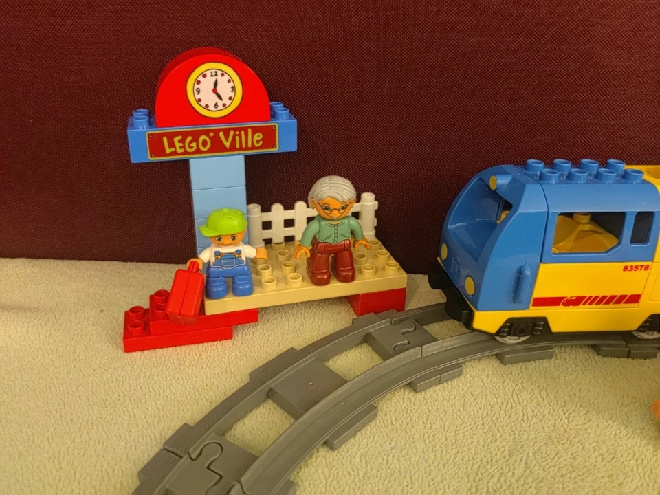 Lego Duplo 5608 - Le Train électrique - Complet - Starter Set Locomotive rails - Bild 3 von 4