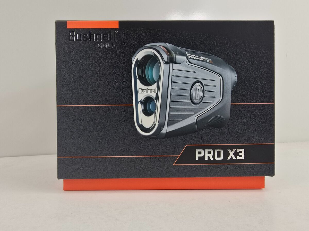 Bushnell PINSEEKER PRO X3 JOLT Golf Laser Rangefinder Black Bushnell PINSEEKER PRO X3 JOLT Golf Laser Rangefinder Black
