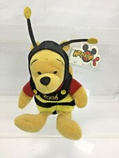 Disney Mini Bean Bag Bumble Bee Pooh 8 Inch New With Tags