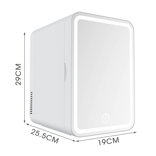 12L Mini Beauty Fridge Portable Cosmetics Refrigerator LED Makeup Mirror Cooler eBay