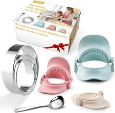 Dumpling Maker,Empanadas Press Set of 7,Empanada Maker Set in 3 Different Sizes