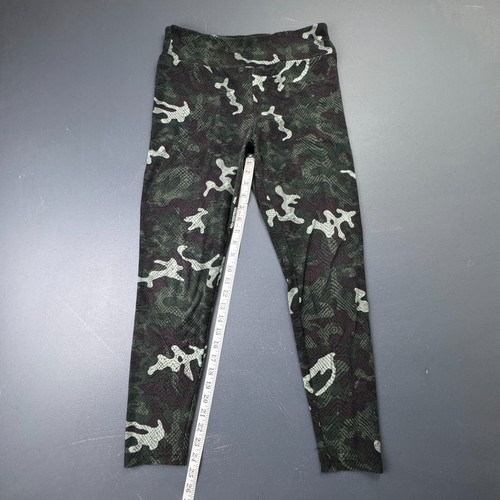 No Boundaries Leggings Girls Large 11-13 Camo Green Stretch Activewear Athletic - Picture 6 of 10