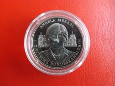 *Medal*approx 30mm. Proof k-n * Chancellor * Angela Merkel (Schub42)