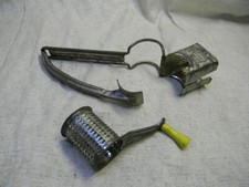 VINTAGE MOULI METALOWA TARKA DO SERA BĘBNOWEGO Z KORBĄ RĘCZNĄ WYPRODUKOWANA WE FRANCJI