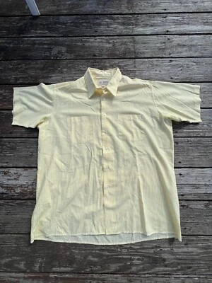 Vintage Haband Guayabera Striped Button Up Shirt Mens Large-XL - Image 1 of 4