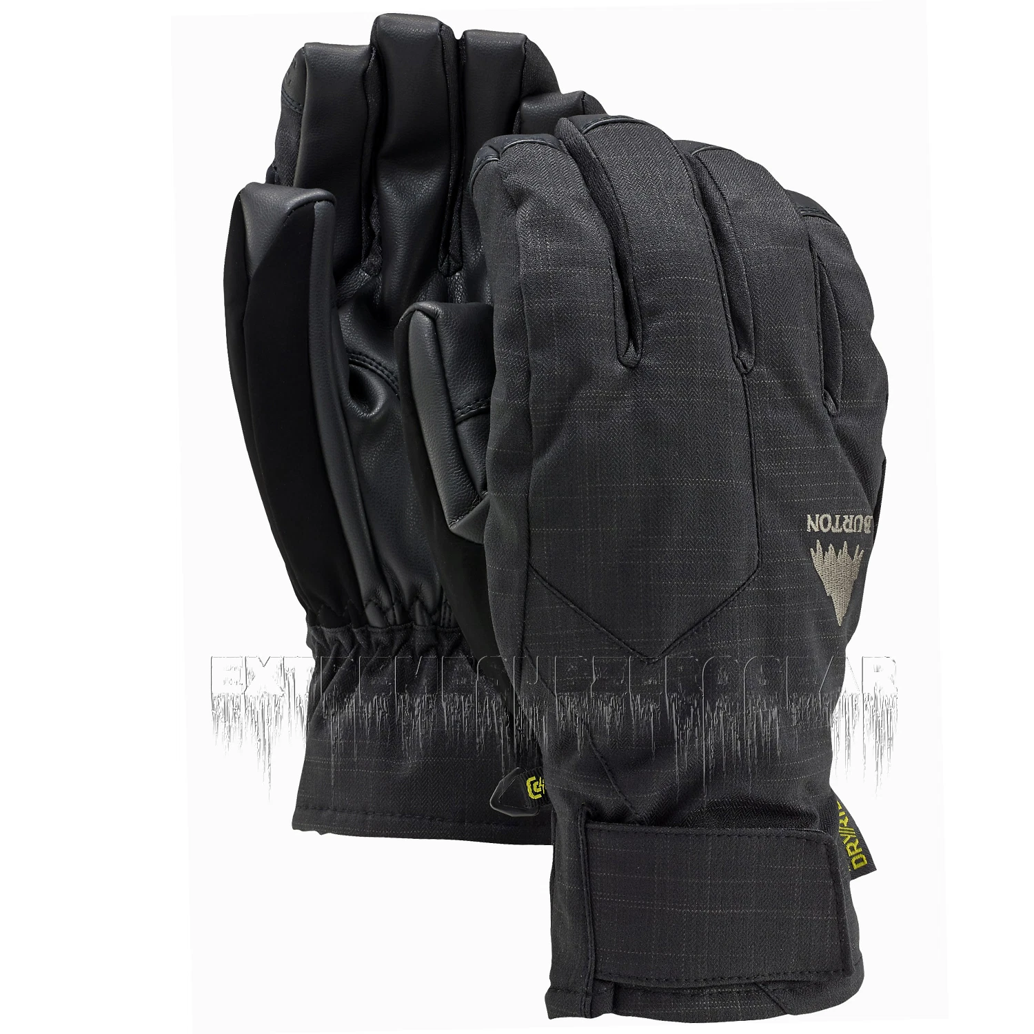 BURTON Mens 2017 Snowboard Snow PYRO UNDER GLOVE Black