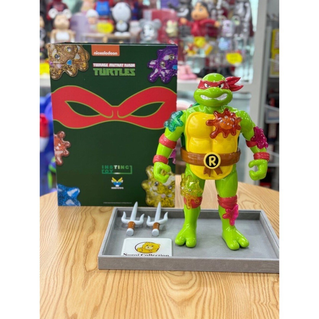アメコミ TMNT x INSTINCTOY Raphael with LIQUID Teenage Mutant Ninja Turtles Raphael with Liquid Mutagen Figure