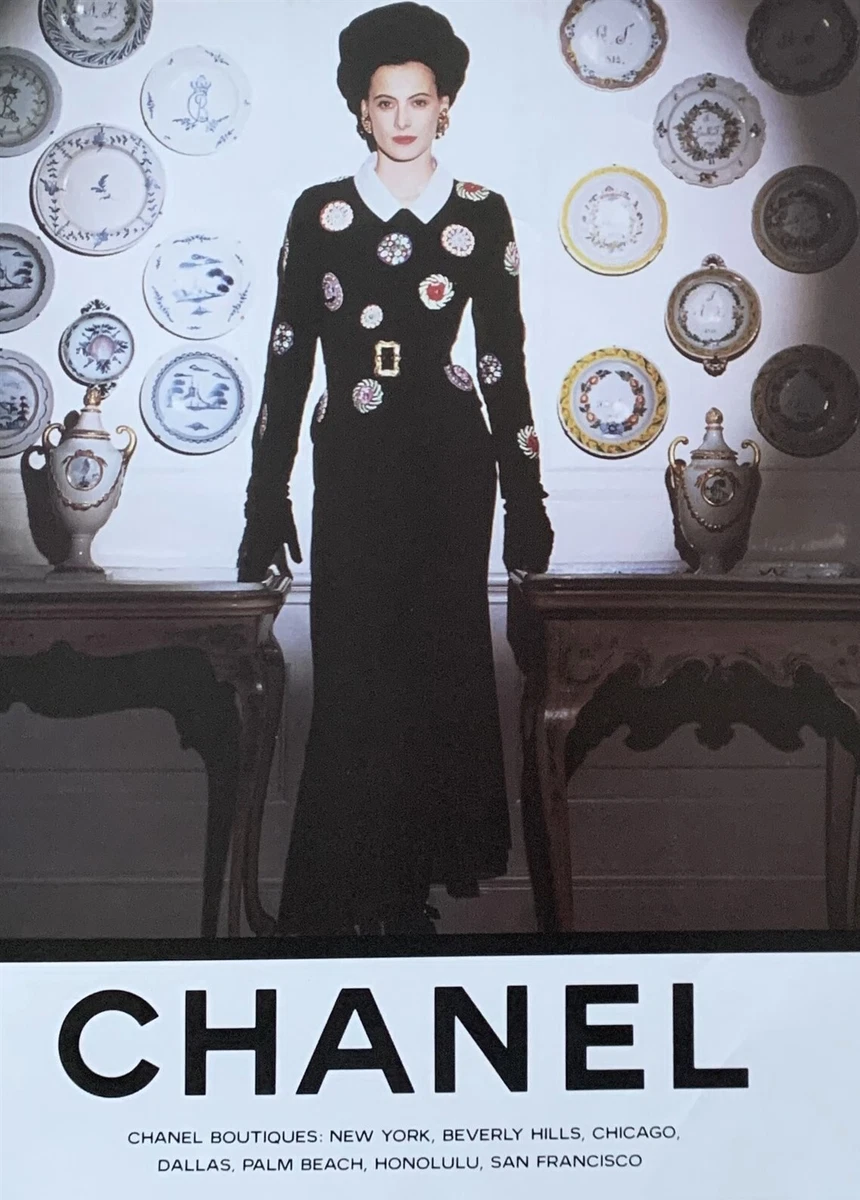 1989 CHANEL Fashion Fine Jewelry & Coco Chanel Eau de Toilette 3 page  PRINT AD