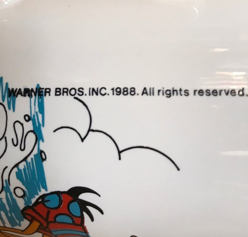 Vintage Daffy Duck Mug Cool Surfer Warner Bros Cartoon Retro 1988 KilnCraft 80s - Picture 8 of 12