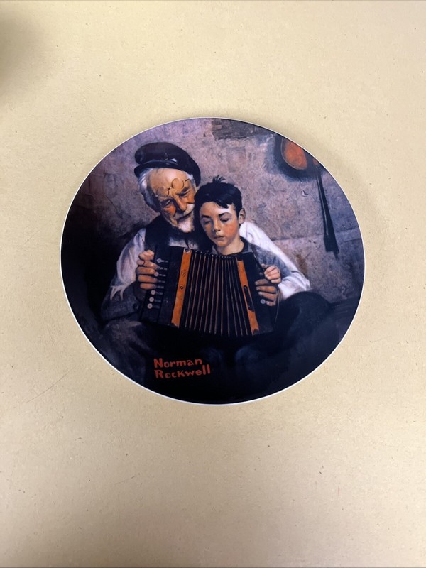 Norman Rockwell Collectors Plate The Music Maker 1981-#313184-w/hanger