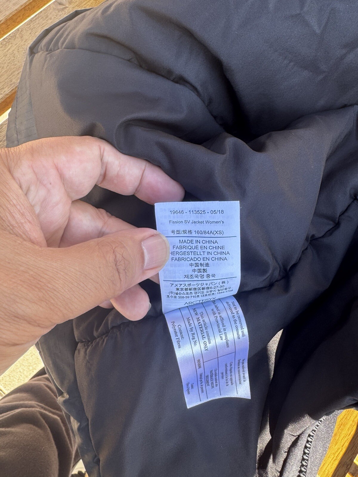 ARC'TERYX Arc’teryx Fission SV Goretex Giacca Isolata Nero Donna XS