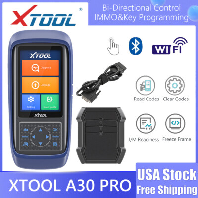 2024 XTOOL A30 PRO Car Bidirectional Scanner Full System Diagnostic Tool CAN FD