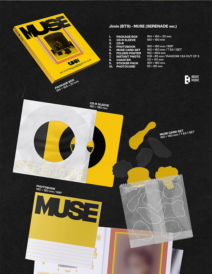 Amazon.com: Generic JIMIN 2nd Solo Album [MUSE] Photobook