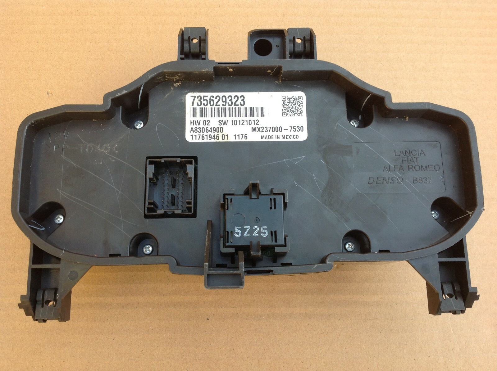 FIAT 500 ABARTH 595 HEATER CONTROL A/C AIR CON SWITCH CONTROL PANEL