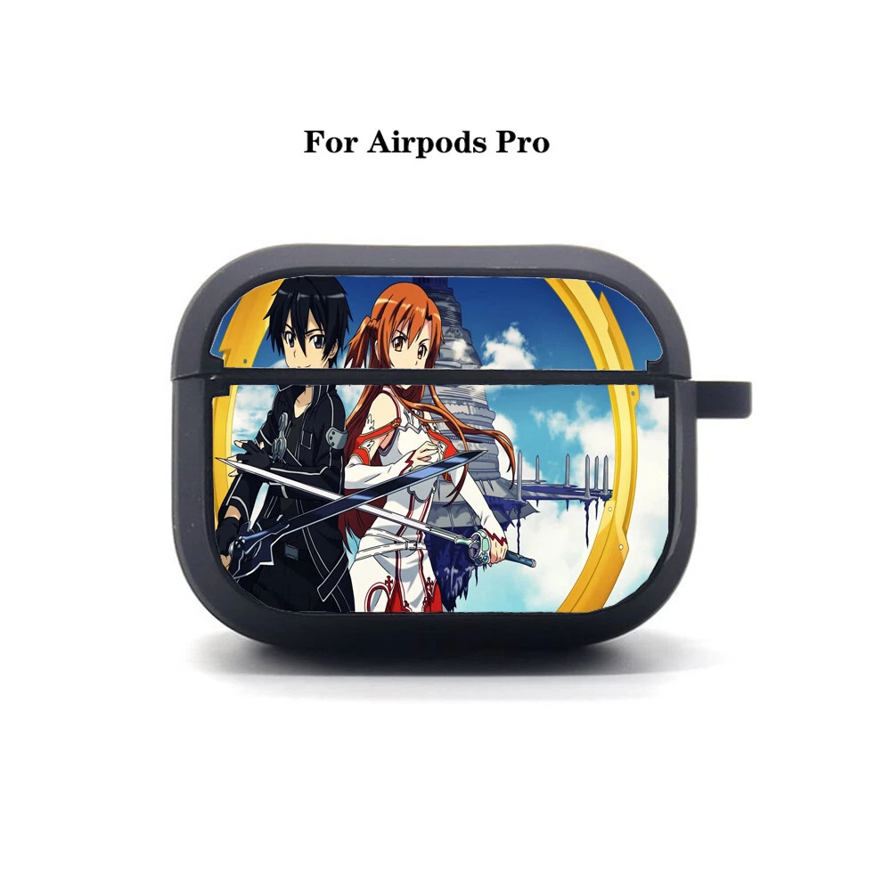 anime Sword Art Online Airpods Pro Charging Earphone case Protective Soft Silica