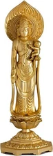 Avalokiteshvara Jibo Kannon Bosatsu Buddhist Takaoka craft Gilt 26cm