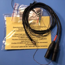 Incognito (Cardas) Rewire Kit For Linn, SME, Jelco, Kuzma with Neutrik XLR Plugs
