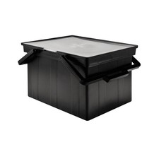 Advantus Plastic Portable File Storage Box 17...
