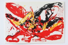 Hartwig Ebersbach : "Lafontaine",   seltene Kunst-Postkarte