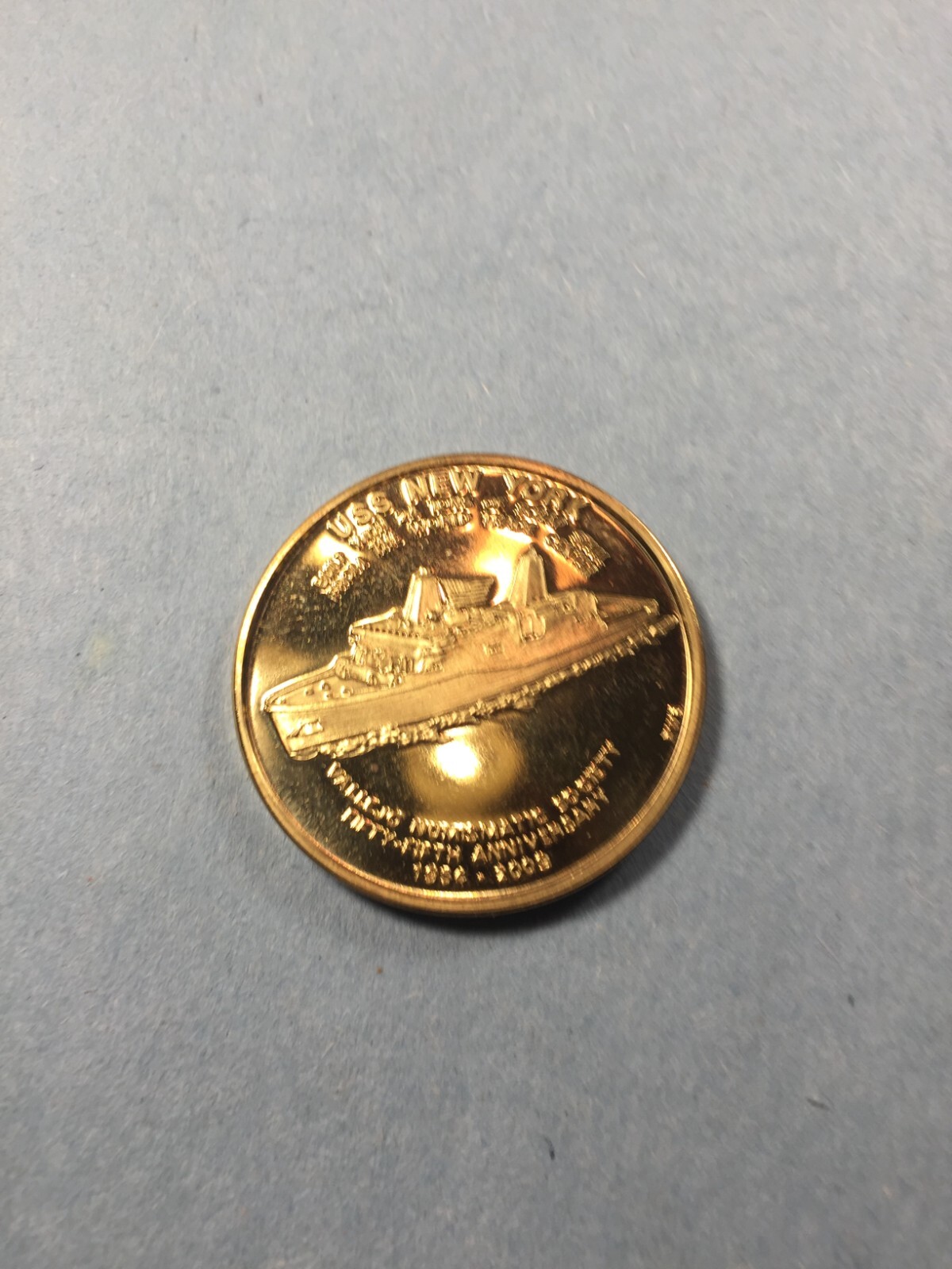 US Navy - Challenge Coin - USS New York-image