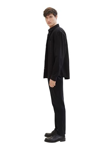 TOM TAILOR Denim 1040261 Pantaloni Affusolati Rilassati, 29999-Black, 33W x 32L - Foto 6 di 6