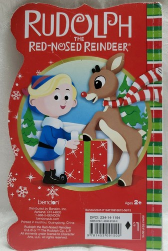 RUDOLPH HELPS OUT Christmas Picture Book Rudolph The Red-Nosed Reindeer 52I12 - Picture 2 of 2