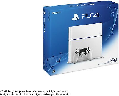 SONY Playstation 4 PS4 Glacier White Console 500GB CUH-1200AB02 w/box