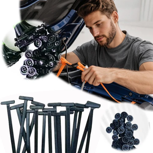 Nylon Universal Tie Buckle Heavy Duty Cable Ties - DIY Lover - Fixed Clip
