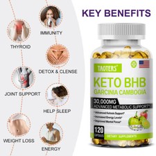 Keto BHB Garcinia Cambogia Capsules - promotes Burn Fat,Boost Energy Levels