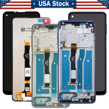 US LCD Display Touch Screen Digitizer Replace Frame For Moto G Power 2021 XT2117