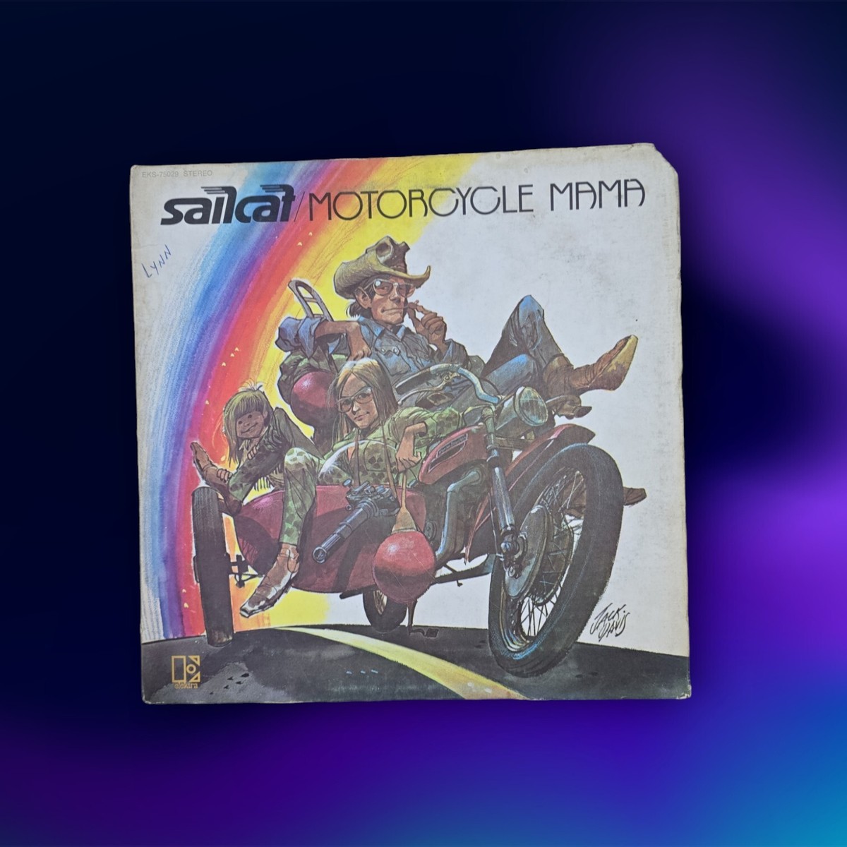 Sailcat – Motorcycle Mama. Vinyl LP Record Hype Promo white LVinyl