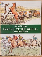 Horses of the World Coloring Book