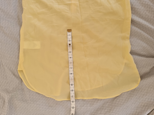 Ralph Lauren butter yellow silk sleeveless top blouse - Picture 8 of 9